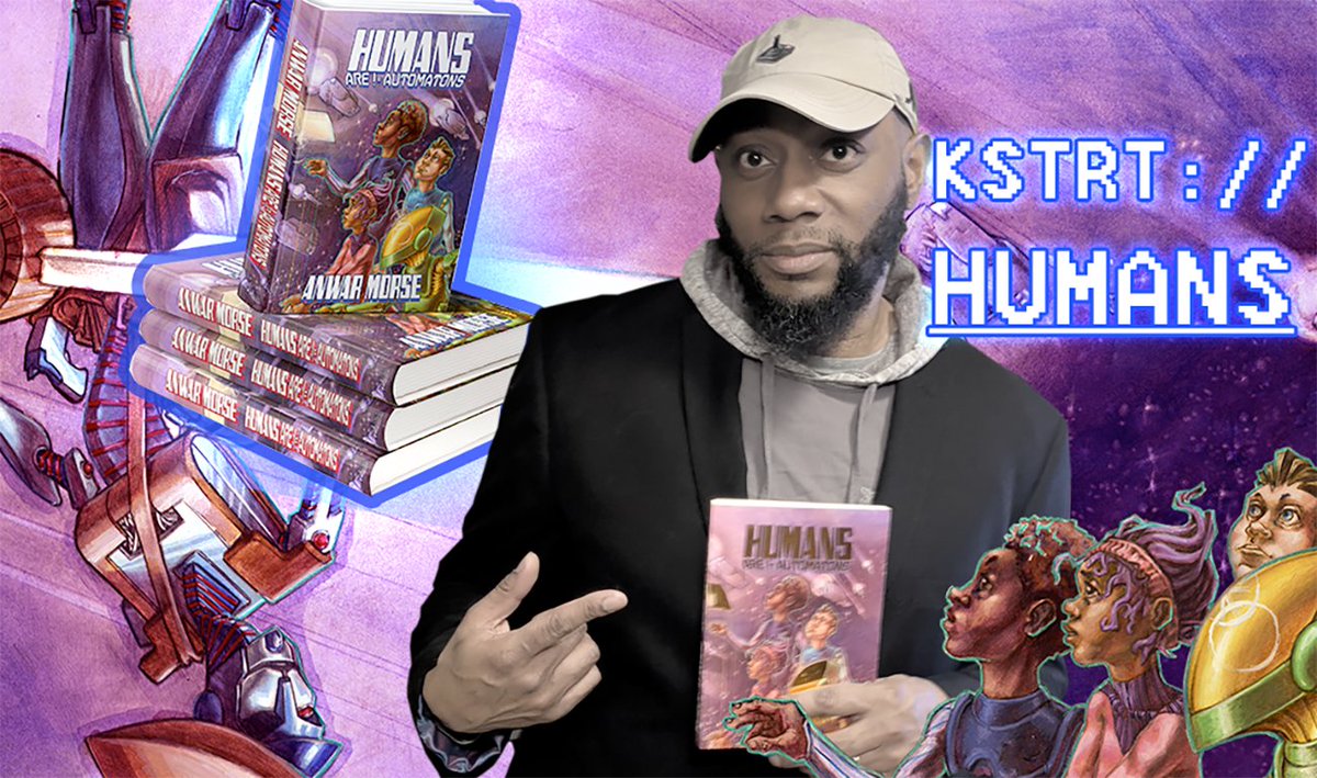 @thereal_anwarmorse99 is a talented writer, illustrator and designer who I've had the pleasure of collaborating with on his new book HUMANS coming next month! Please follow our campaign for all of the updates! link in comment