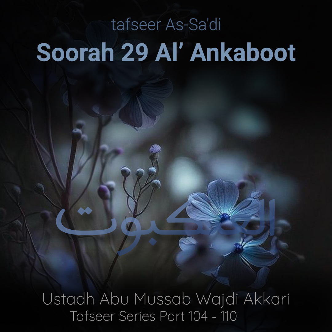 thblackSeed's tweet image. Quran 029 - Surah Al Ankaboot - Tafseer As-Sadi - Ustadh Abu Mussab - Parts 104-110
soundcloud.com/understandingi…