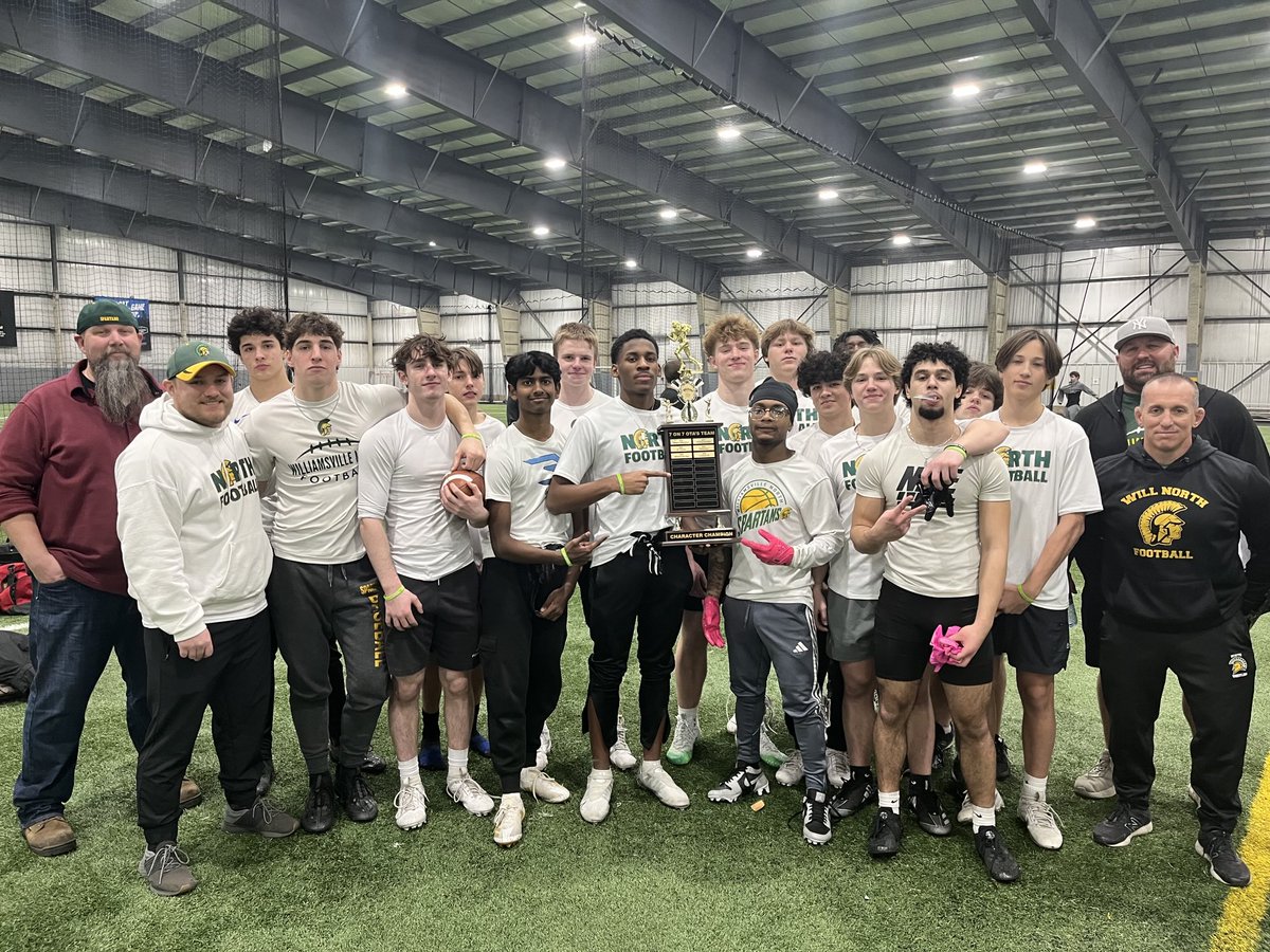 7 on 7 OTA’s character team winner Will North congratulations! Today’s talk the power of love! For God, so love the world that he gave us his only son Jesus that whoever were believes him would never perish,but have eternal life! Congrats to many athletes who received God’s love