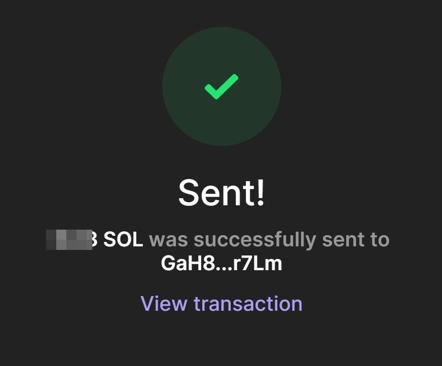 Another w! Let's keep going.

Like &amp; RT and drop your SOL wallet
