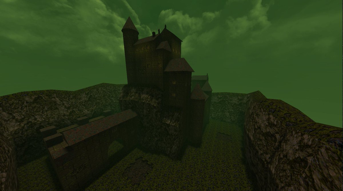 ColossusHq's tweet image. I haven&apos;t made a map or shared anything in awhile so here is  a map doodle for map centers map doodle challenge the goal was to create a doodle based off a screenshot, which ill share if you click the post :D 
#trenchbroom #quake #quakemapping #retro #retrogames #retrofps