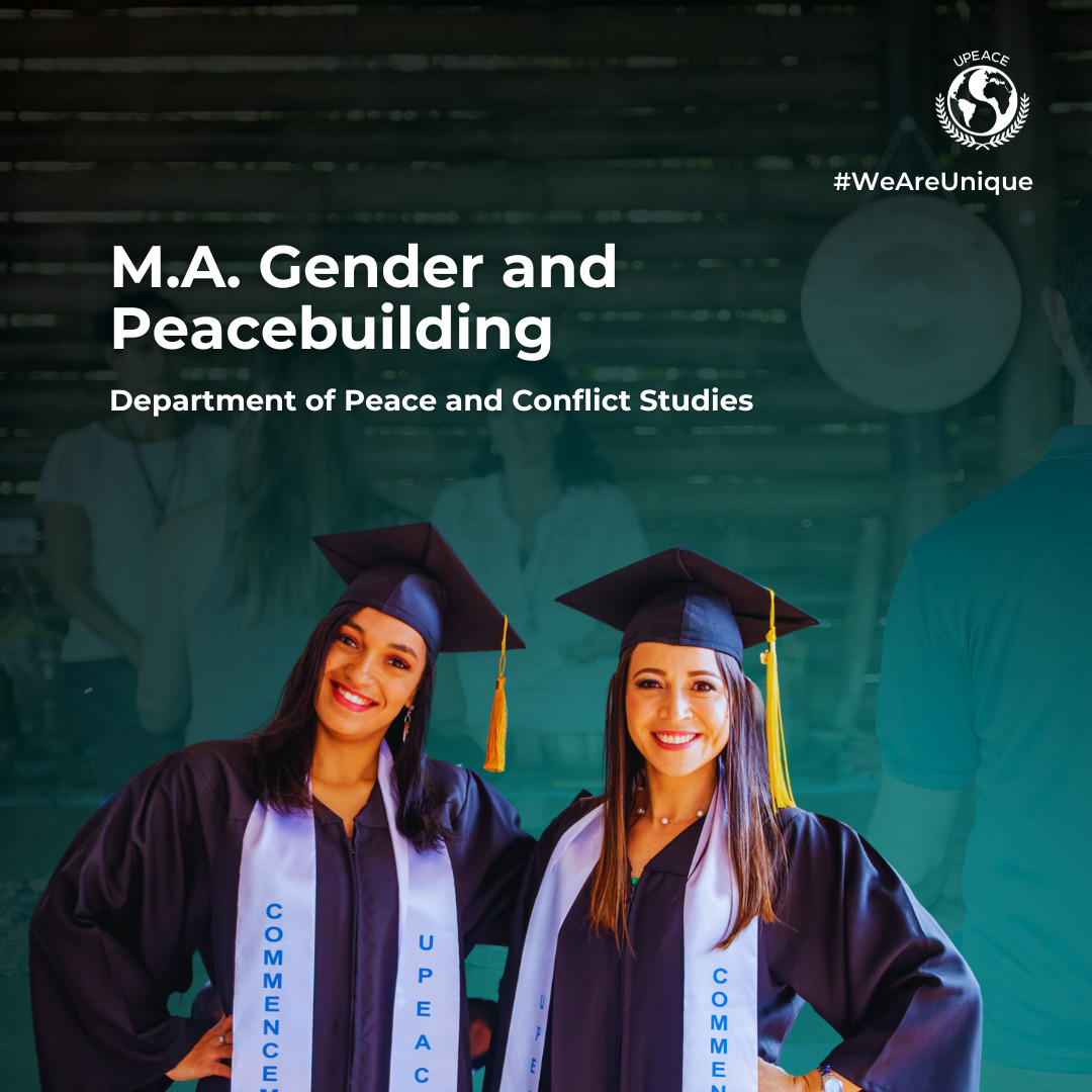 ✊ Peace begins with equality.

Our M.A. in Gender and Peacebuilding equips you to tackle gender dynamics in conflict zones and peace processes worldwide.

👉 Apply today: bit.ly/3O78mVz

#Peacebuilding #WeAreUnique #HigherEducation