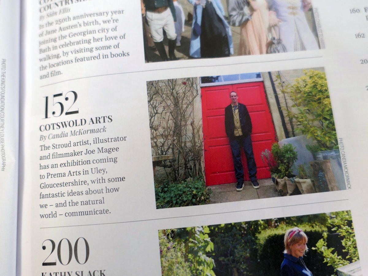Joe Magee (@mr_joe_magee) on Twitter photo THANK YOU <a href="/cotswoldlife/">Cotswold Life</a> for this feature, brilliantly written by <a href="/CotsLifeEditor/">Candia McKormack 🏳️⚧️</a> who has a better grasp on what I’m doing than me. Covers previous projects & previews my new exhibition, Broadcast, 5Mar-17Apr <a href="/prema_arts/">Prema Arts Centre</a> Launch night 7Mar with #nancytrotterlandry live performance THANK YOU <a href="/cotswoldlife/">Cotswold Life</a> for this feature, brilliantly written by <a href="/CotsLifeEditor/">Candia McKormack 🏳️⚧️</a> who has a better grasp on what I’m doing than me. Covers previous projects & previews my new exhibition, Broadcast, 5Mar-17Apr <a href="/prema_arts/">Prema Arts Centre</a> Launch night 7Mar with #nancytrotterlandry live performance