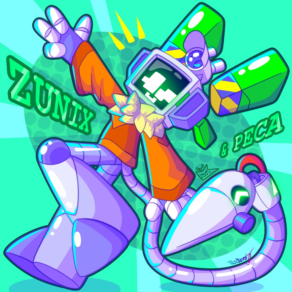 yTwist3d's tweet image. ✨ Silly goobers ✨

#art #robotart #ocartist #RobotOC