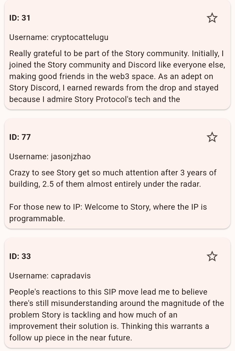 I was actually interviewed by story, but they said they want someone from ethererum foundation....but congrats！