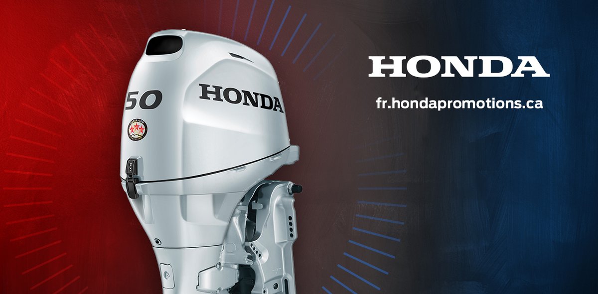 10 000 $ à votre manière! Participez pour courir la chance de gagner un crédit en magasin Honda de 10 000 $, échangeable contre des produits mécaniques et marins Honda, motocyclettes, VTT, VCC, etc.

Pour participer: fr.hondapromotions.ca/?event=social

#HondaCanada