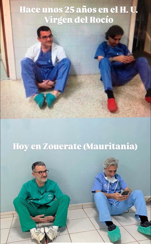 Felipe Pareja 🇪🇸 (@felipepareja67) on Twitter photo A veces la vida te regala momentos inovidables pero no irrepetibles. Casi 25 años separan estas foto con mi amigo <a href="/rafamedinaSVQ/">Rafa Medina</a> ,la primera en <a href="/HospitalUVRocio/">HospitalUVRocio</a> tras una donación de órganos, la segunda en Mauritania con al ONG #humacoop . A veces la vida te regala momentos inovidables pero no irrepetibles. Casi 25 años separan estas foto con mi amigo <a href="/rafamedinaSVQ/">Rafa Medina</a> ,la primera en <a href="/HospitalUVRocio/">HospitalUVRocio</a> tras una donación de órganos, la segunda en Mauritania con al ONG #humacoop .