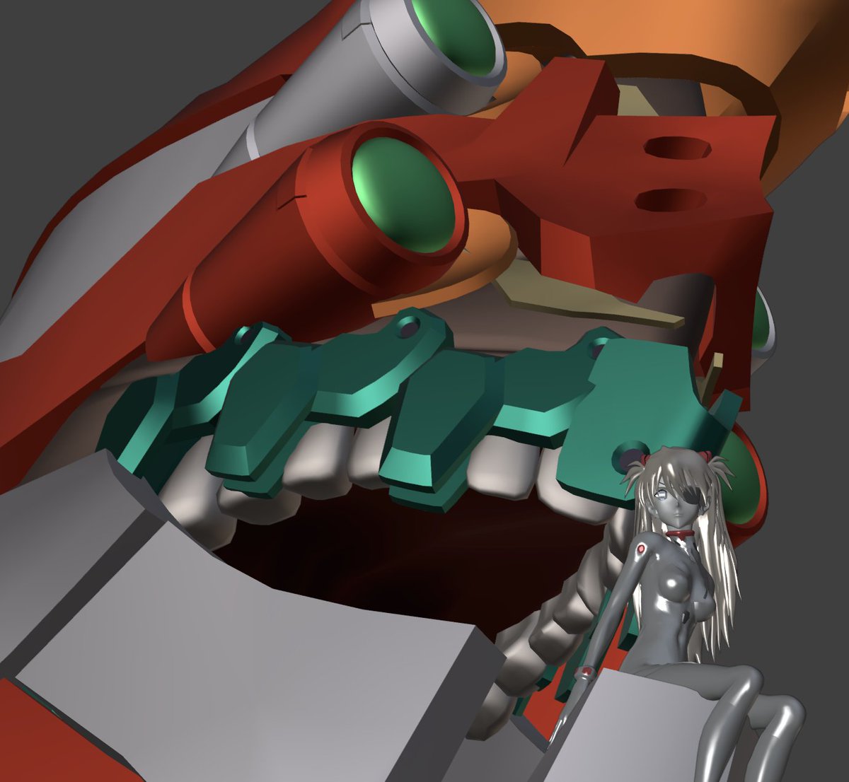 #asuka #AsukaLangleySohryu 
I tried to learn from Lucien-Victor Guirand de Scévola and draw a semi-realistic version of Asuka.

3D Model Author: <a href="/ByNEET/">ByNEET</a>