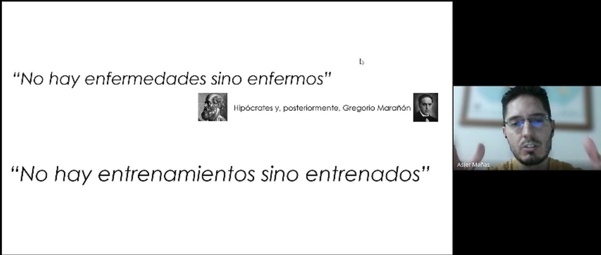 🗣️ Gran experiencia la de esta semana impartiendo el curso "Ejercicio Físico y Promoción de la Salud en Adultos Mayores" para la Universidad de São Paulo 🇧🇷

El cierre de la presentación fue:
"No hay entrenamientos sino entrenados" 💪  
#EjercicioYSalud #EnvejecimientoActivo