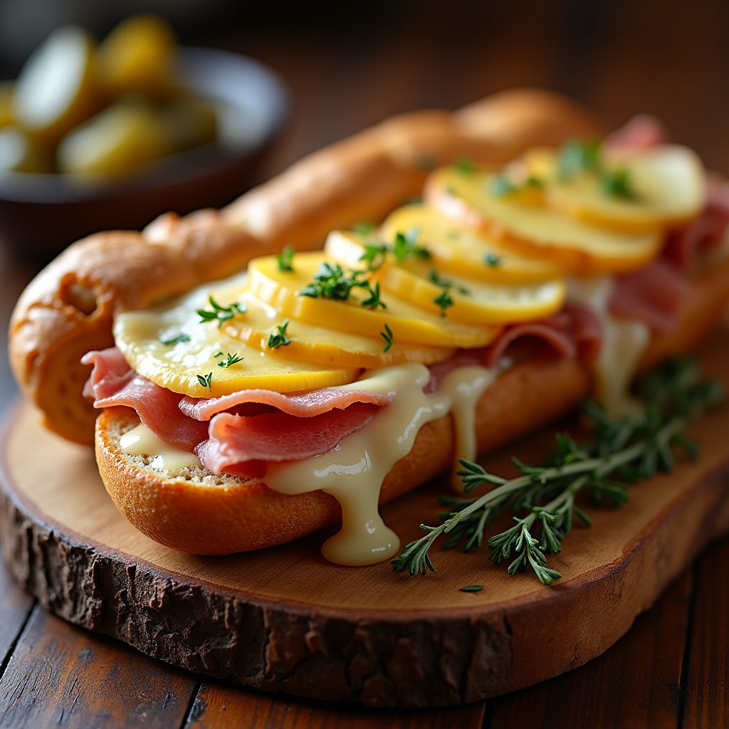 DelicieuseR's tweet photo. 🥖🧀 Baguette Raclette – Croustillante, fondante et ultra gourmande ! 🤤🔥 Qui en veut une part ? 👇

#BaguetteRaclette #FromageFondu #FoodLover #RecetteHiver https://t.co/k7VKpUVz3v