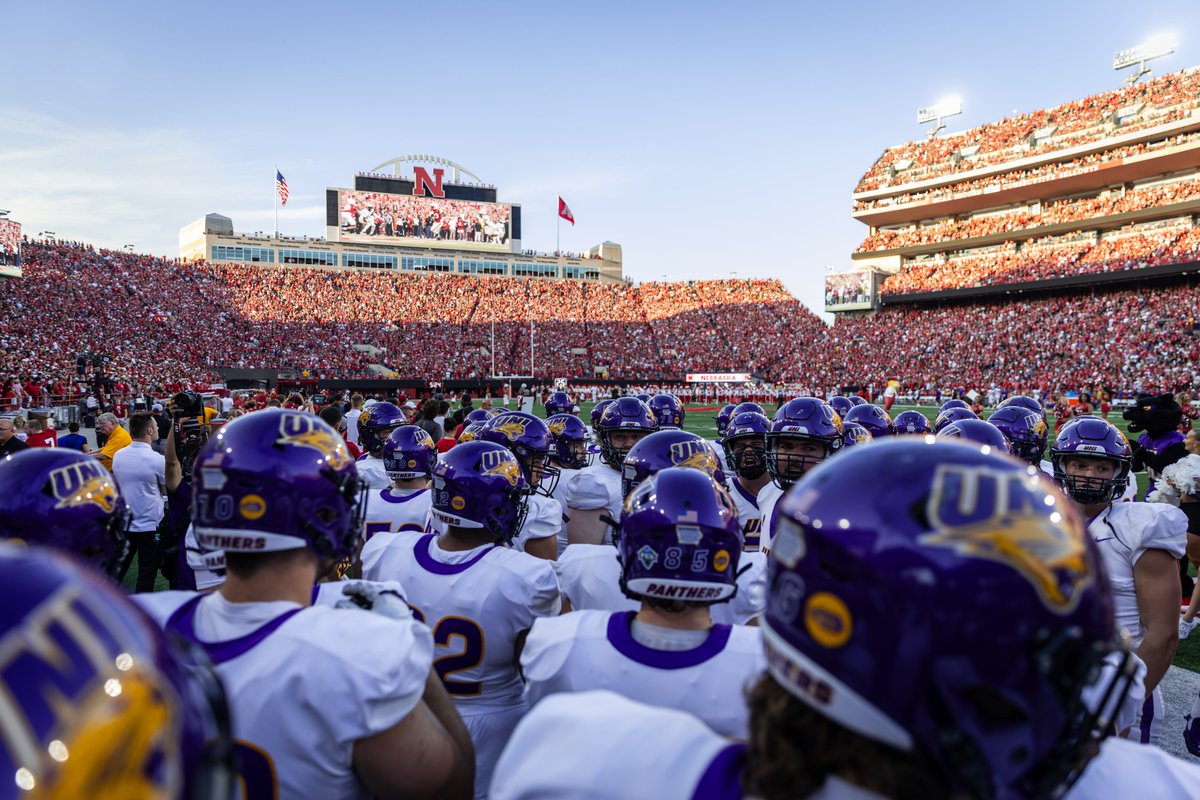 We're going back to Nebraska in 2027!

The Panthers will take on the Huskers on Sept. 18, 2027 inside Memorial Stadium!

#EverLoyal | #1UNI