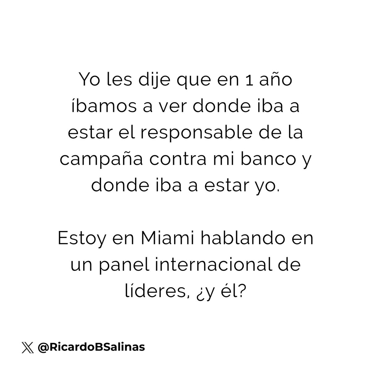 RicardoBSalinas's tweet image. Soy inevitable 😎