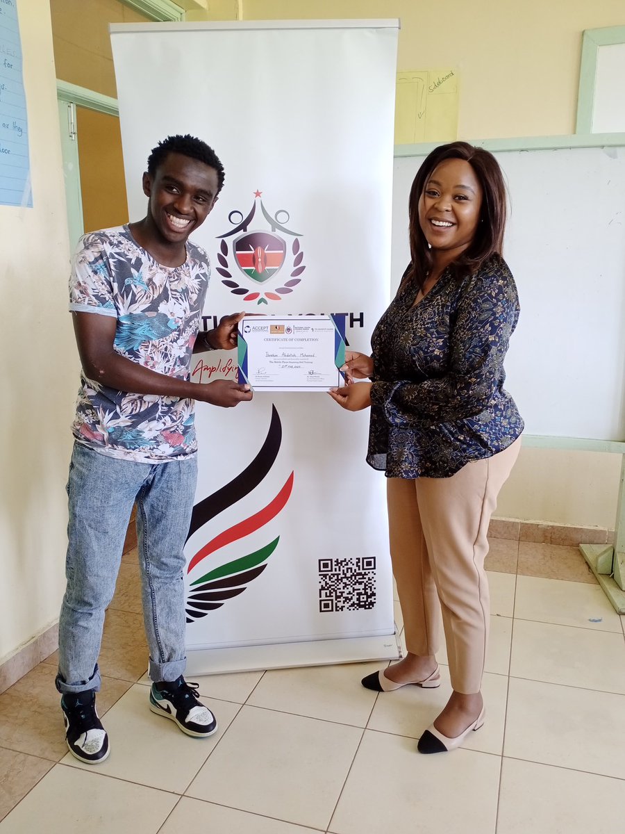 accept_ke's tweet image. Accept International Kenya collaboration with @NYC_YouthVoice today held graduation for first cohort of 40 youth trained in mobile phones repair skills training which was graced by Ag. CEO of @NYC_YouthVoice Ms. Gloria Wawira &amp;amp; Country Director for Accept Int @DirectorHassanA