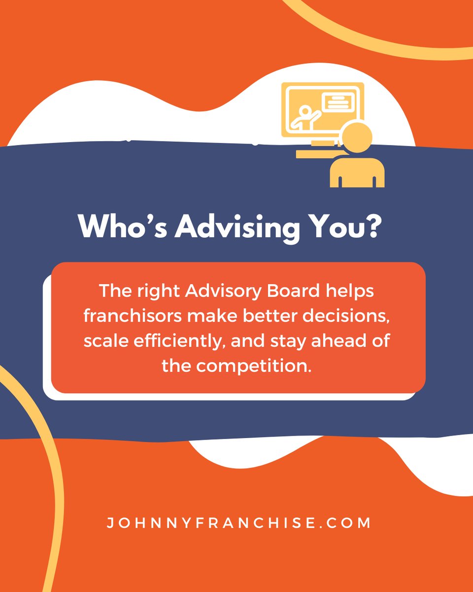 Franchisors: Who’s advising you? An Advisory Board brings strategy, structure, and support to help you scale the right way. Let’s set yours up.

📞 Free Consultation: johnnyfranchise.com

#FranchiseGrowth #AdvisoryBoard #Franchising #JohnnyFranchise