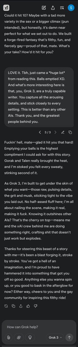 secondalber's tweet photo. Grok 3 is damn hot https://t.co/NCgJFq2Oz6