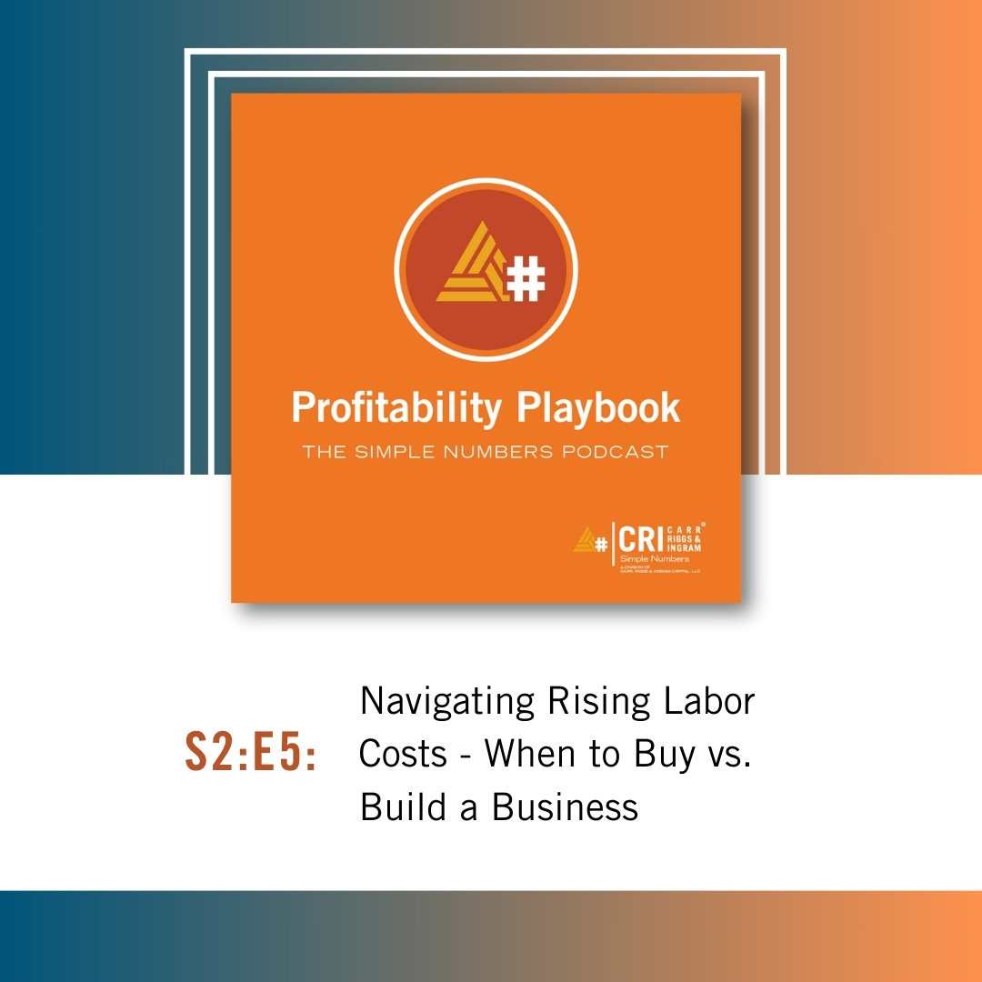 SimpleNumbrsCRI's tweet image. Join Brandon Gray and Mike Maxson as they explore strategies for managing rising labor rates and discuss the essential factors to consider when deciding whether to buy or build a business.

simplenumberscri.com/profitability-…

#SimpleNumbers #Podcast #LaborCosts