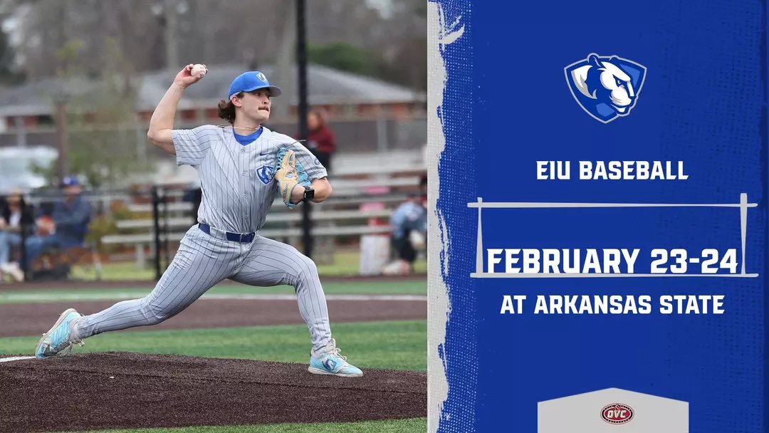 The <a href="/EIU_Baseball/">EIU Baseball</a> team heads back to the Sun Belt this week to take on Arkansas State in a three-game set.

📊Live stats and 📻radio coverage will be available.

Recap⚾️👀⬇️
eiupanthers.com/news/2025/2/21…
