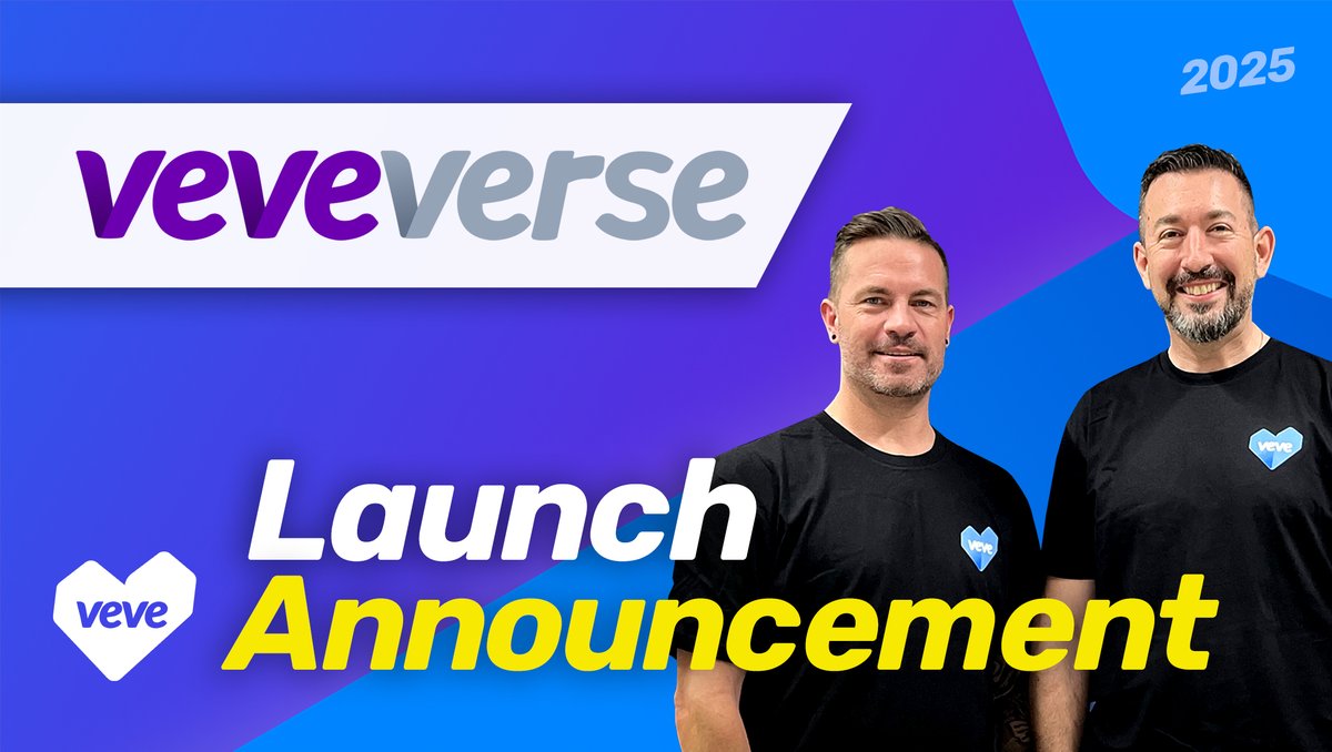 VeVeVerse LAUNCH ANNOUNCEMENT official video with <a href="/Daniel00077/">DC⭕</a> and <a href="/mrbenrose/">Ben Rose</a>! 

WATCH NOW: youtu.be/xXaGCxBzykk