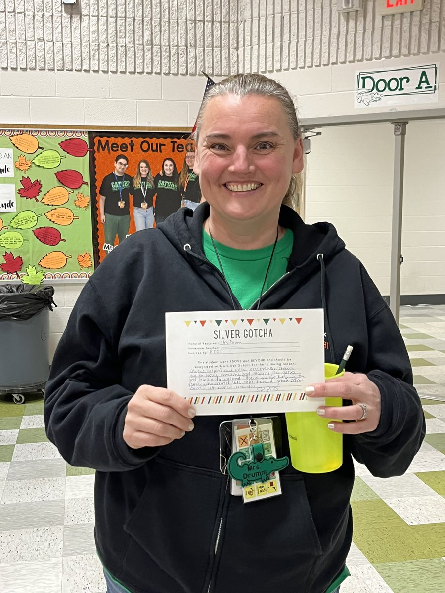 It has been a BIG Silver Gotcha month around Gatorland for our staff!  Really proud of this crew for representing GES so well!!         🧡🐊💚 <a href="/GESGATOR/">Garrisonville Elem.</a> <a href="/NClemente16/">Nicole Clemente</a>