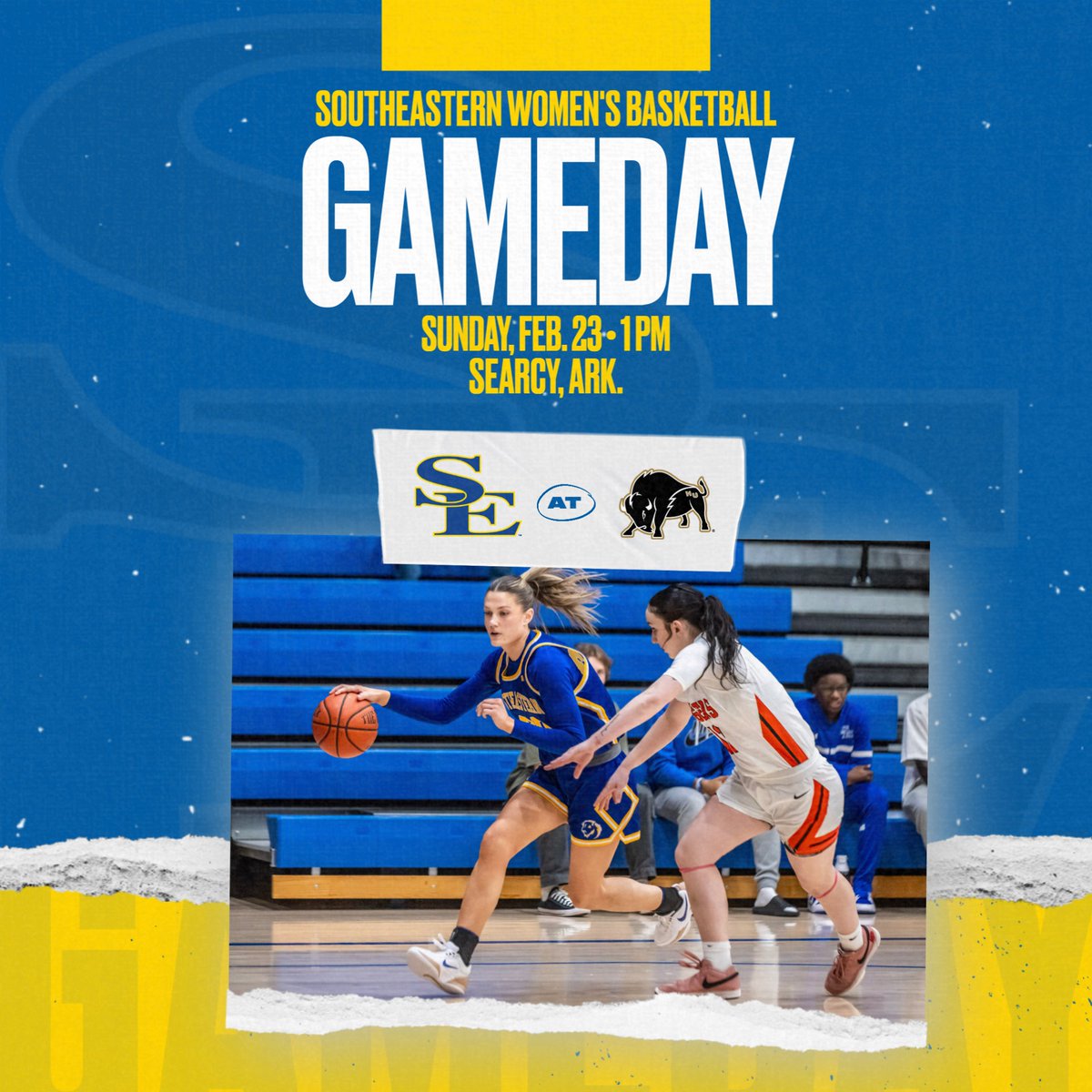 Southeastern Athletics (@gosoutheastern) on Twitter photo GAME DAY!
🆚Harding
📍Searcy, Ark.
⏰1:00 p.m.
🏟️Rhodes-Reaves Field House
🔗gosoutheastern.com/coverage
<a href="/SavageStormWBB/">Savage Storm WBB</a> l #GoSoutheastern l #TakeCover GAME DAY!
🆚Harding
📍Searcy, Ark.
⏰1:00 p.m.
🏟️Rhodes-Reaves Field House
🔗gosoutheastern.com/coverage
<a href="/SavageStormWBB/">Savage Storm WBB</a> l #GoSoutheastern l #TakeCover