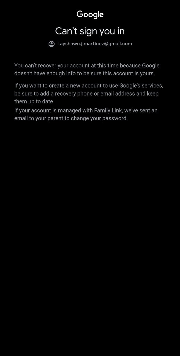 Funnytin3's tweet photo. @Google 

I've been trying to get back my old email account and I was wondering if you guys could assist me. https://t.co/0ULhlKvluE