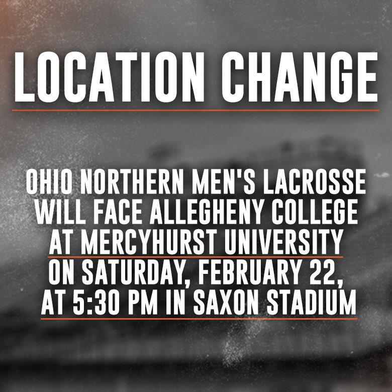 ONU Men's Lacrosse tweet media