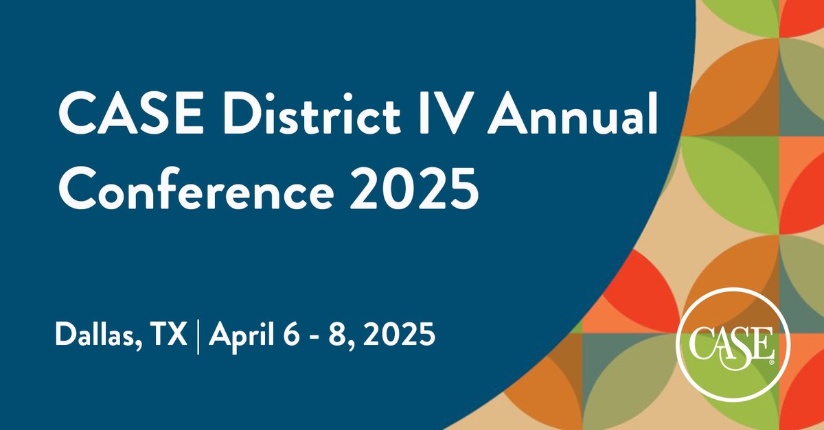 🦉 Early-bird pricing ends today!🦉 Learn strategies for advancement services, alumni relations, fundraising, marketing and communications, and more at the CASE District IV Annual Conference, April 6-8, 2025, in Dallas. Register now to save! bit.ly/4hCCc0K
#CASED4