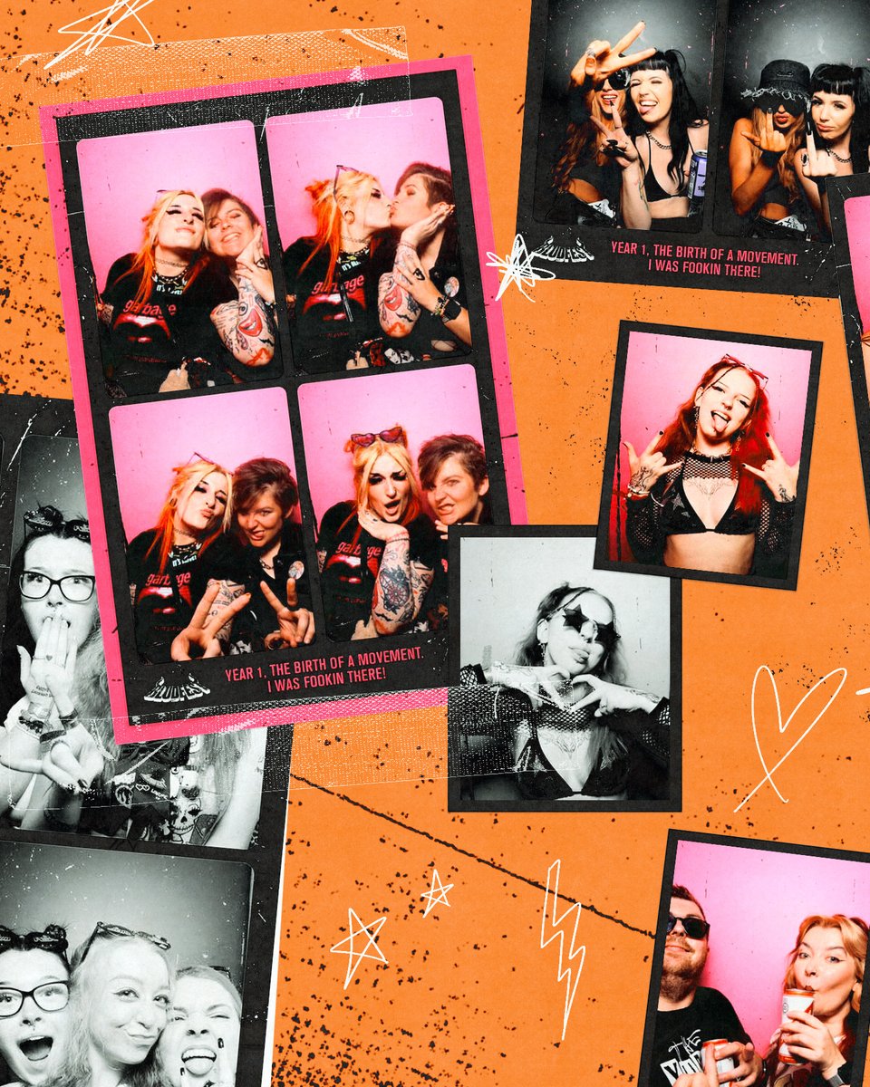 blud_fest's tweet photo. LOOK AT YOU LOVELY LOT !!! 
A selection of BLUDFEST 2024 Photo Booth Photos 🧡🖤 https://t.co/YZFgkCc8Uv