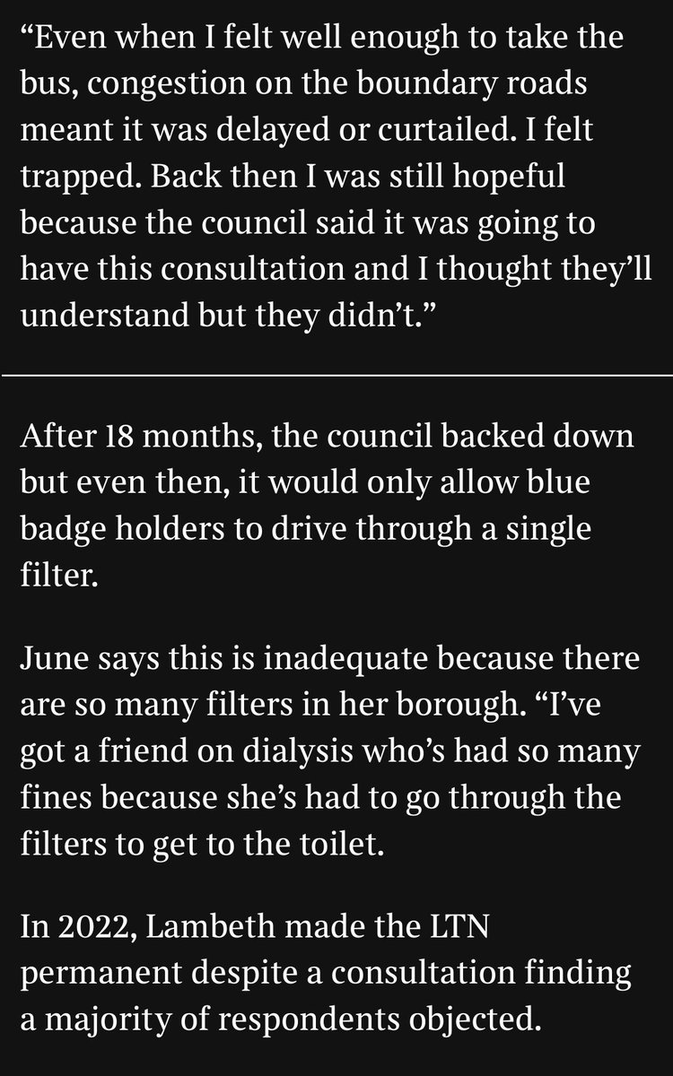 andrewellson's tweet image. Everyone should also read June’s story. Lambeth Council ought to feel ashamed of itself for treating the disabled like this.