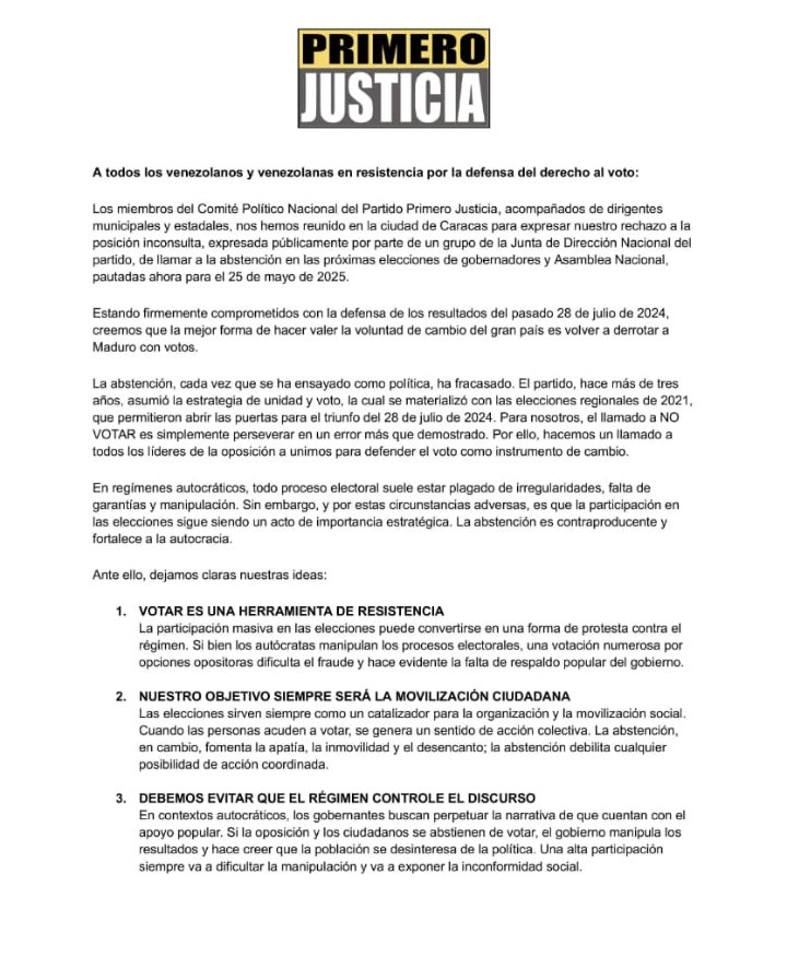 williamjvelasq's tweet photo. #seguimos #21E nuestra organización @Pr1meroJusticia dando un paso al frente en la lucha por la libertad y la democracia, UNIDAD Y VOTO para seguir avanzando #pasoapaso @TomasGuanipa @AngelMedinaD @JuanRequesens @rachidyasbek @ActivismoPJ https://t.co/M1oux7tu4d