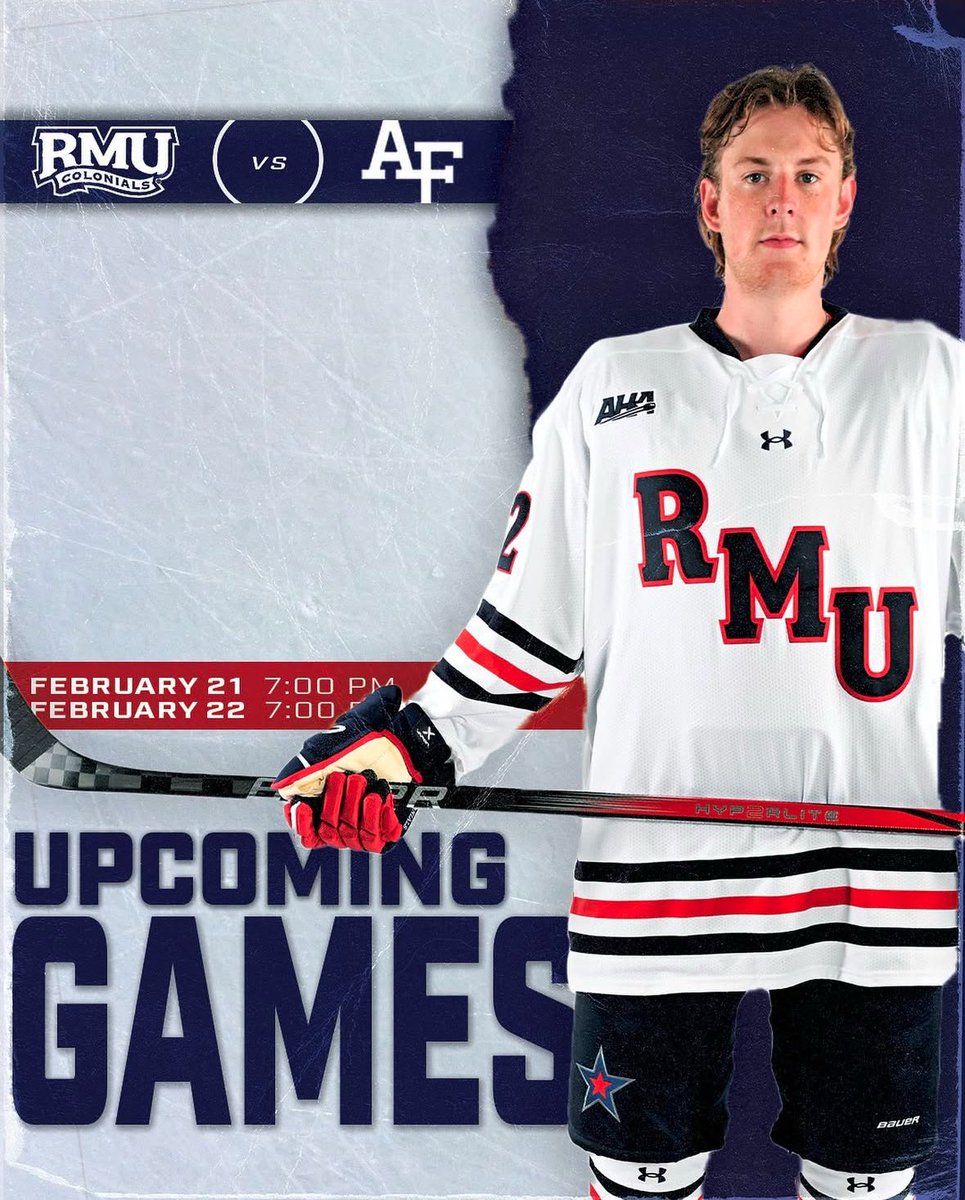ColonialHF's tweet photo. Tomorrow is senior day &amp; the last @RMUMHockey regular season home game! Want to win 3 free tickets? Reply with the name &amp; number of your favorite graduating Colonial &amp; one random follower will win!
Graduates:
Gavin Gulash
Mitch Deelstra 
Trevor LeDonne
Cody Monds
Eric Dedobbelaer https://t.co/vN2kOAo9O2