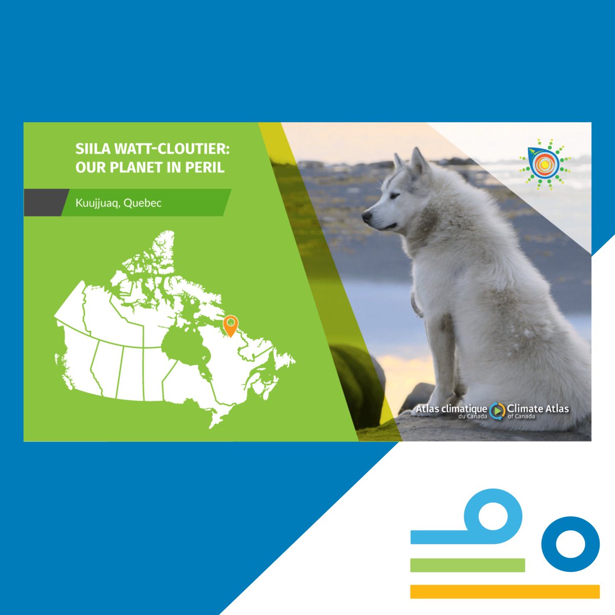 For decades, Silla Watt-Cloutier has been a strong voice for communities and geographies on the frontlines of climate change. The Inuit author and advocate emphasizes the importance of understanding climate change as a human rights issue. Watch it here: climateatlas.ca/video/siila-wa…