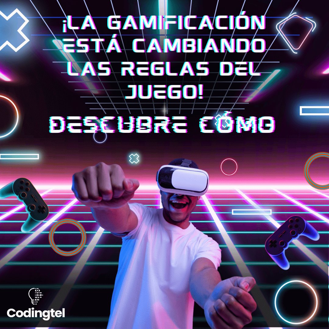 codingtel's tweet image. 📩 ¿Listo para jugar y ganar? En Codingtel, creamos experiencias gamificadas que transforman desafíos en oportunidades. Escríbenos a y comienza a disfrutar de los beneficios de la gamificación.
#Gamificación #Innovación #Motivación #Engagement #Codingtel #Tecnología