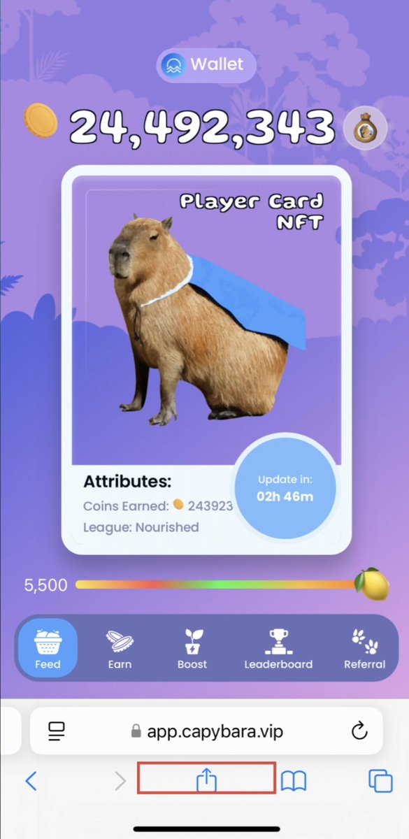 capybaraonsui's tweet photo. 📱Quick Guide: Set Up Your Web App Like a Pro!

1️⃣ Copy & paste the web address directly into your browser ⚠️ Don't just click links in Telegram - they'll limit your experience!

🔗 Web App Link : https://t.co/P5bX70tiL6

2️⃣ Add to Home Screen for instant access:

iPhone: Share button -> Add to Home Screen

Android: Menu (3 dots) -> Add to Home Screen

That's it! Now you'll have capybara right at your fingertips 🎯

Pro tip: Save yourself the hassle and do this now - your future self will thank you😘
