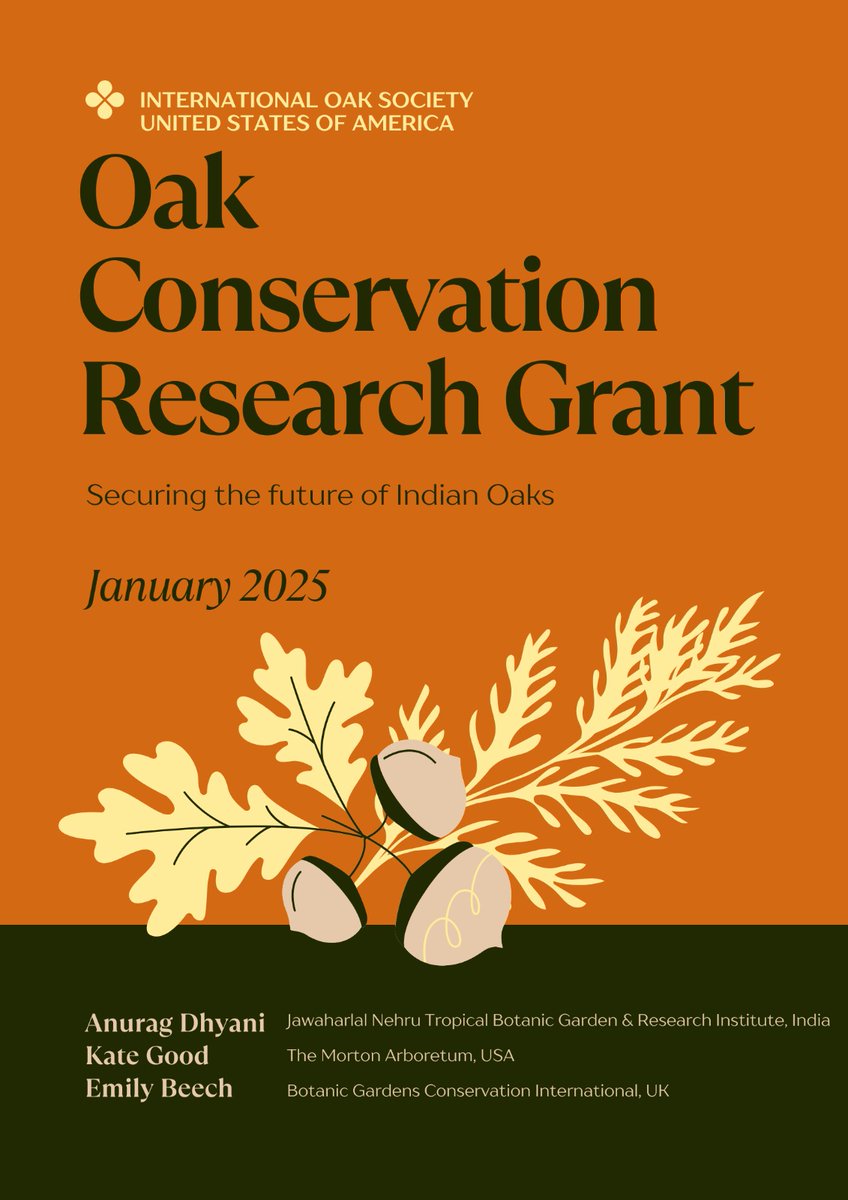 ANURAG DHYANI (@anuragdhyani) on Twitter photo Honoured to receive the Oak Conservation Research Grant from the International Oak Society, USA! <a href="/MortonArboretum/">MortonArboretum</a> <a href="/bgci/">Botanic Gardens Conservation International</a> Honoured to receive the Oak Conservation Research Grant from the International Oak Society, USA! <a href="/MortonArboretum/">MortonArboretum</a> <a href="/bgci/">Botanic Gardens Conservation International</a>