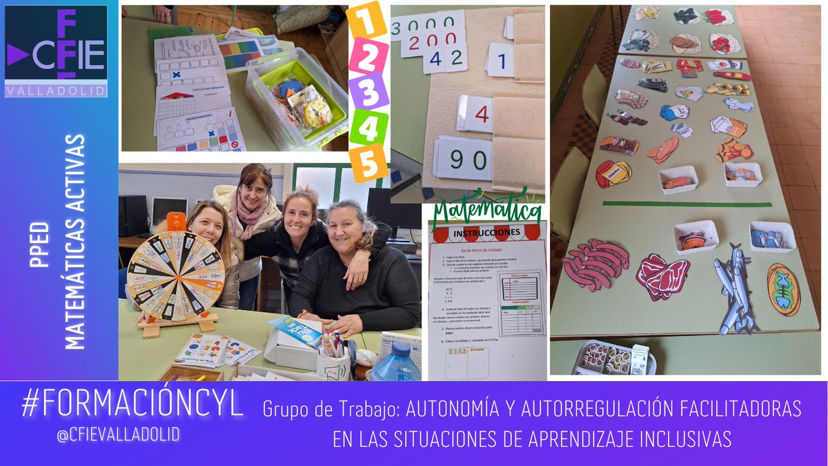 📚 En el <a href="/CIsabelcatolica/">CEIP Isabel la Católica</a> se ha reunido hoy el equipo de las entusiastas profesoras que integran el PPED de MATEMÁTICAS ACTIVAS
😊Comparten experiencias vitales y laborales
🧮Elaboran y comparten materiales manipulativos
🆕Implementan nuevas metodologías
#InnovaCyL <a href="/educacyl/">Educación JCyL</a>