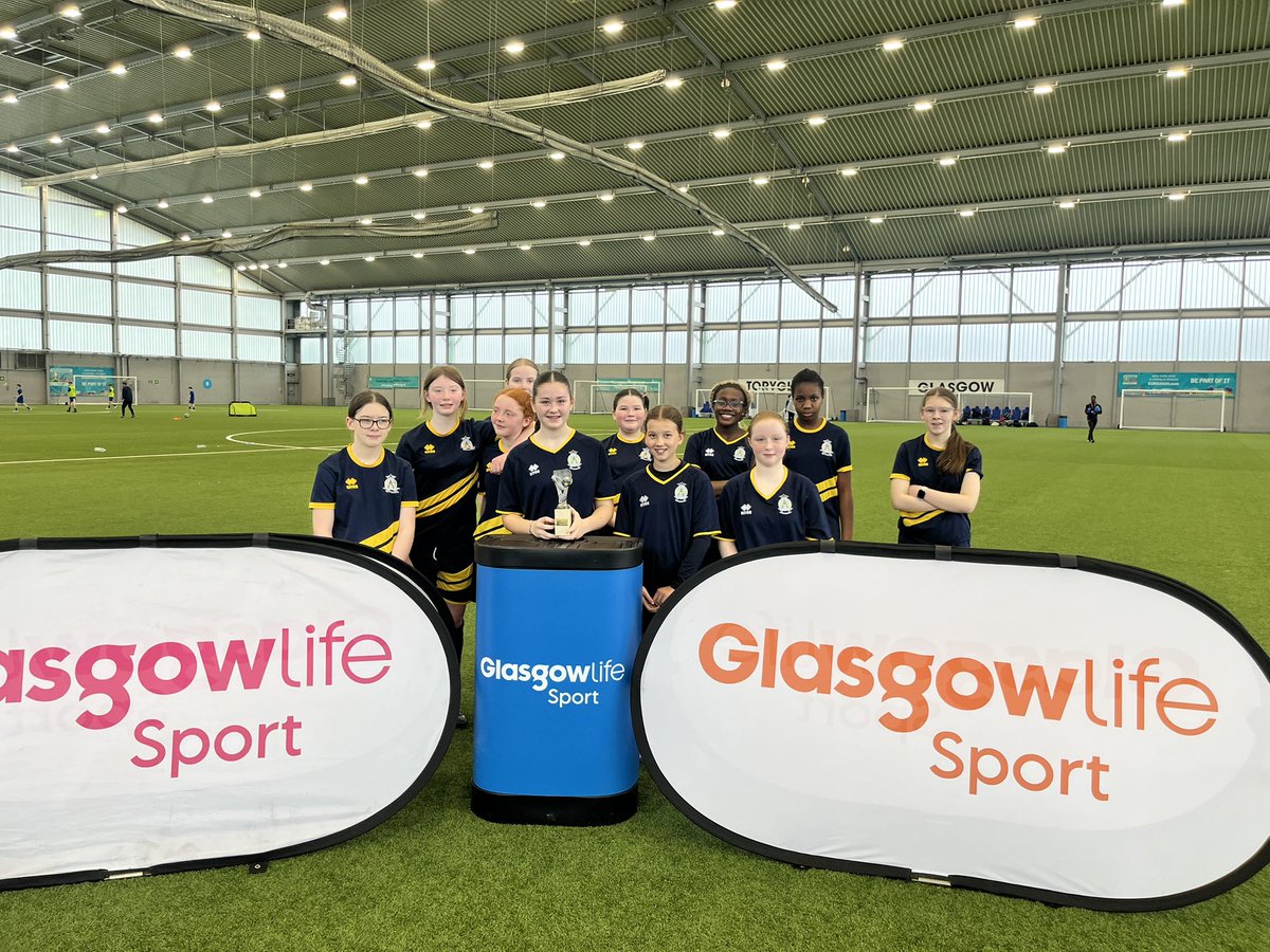 Congratulations again to our girls winning Glasgow school 4V4 football tournament. POTM Molly S2 🙌🙌