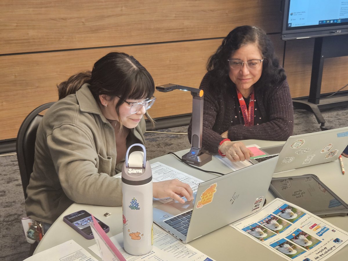 amyleitner06's tweet photo. ♥ Such a joy to partner with #CFBISDPreK! Teachers experts taught their peers at six stations. Our tech station focused on meaningful integration using: @thehovercam, @Promethean, @Seesaw, and @duckduckmoose. Thanks @SandyMeyerCFB!
@kimmieholcomb @EldredgeWendy @CFBDLS @CFBDLS https://t.co/wZDCzrpuQ9