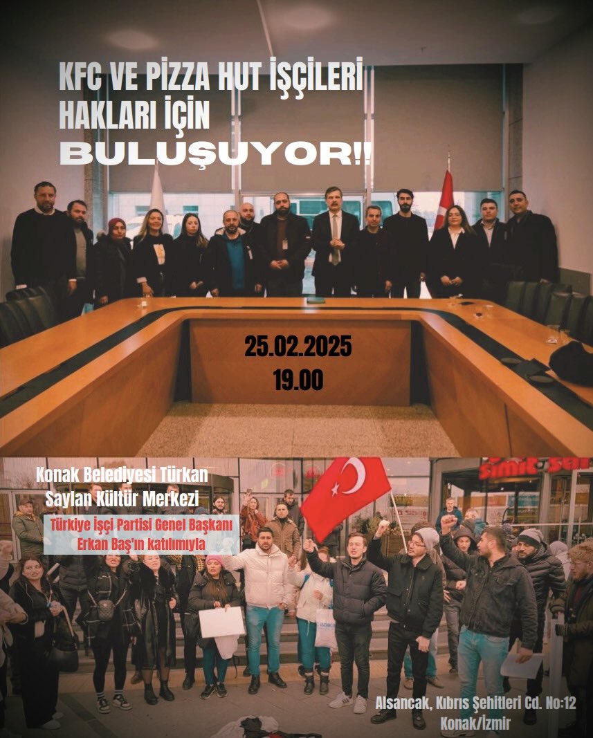 Sare98803449's tweet photo. HAKLARIMIZ İÇİN BULUŞUYORUZ!

İZMİR ✊🏼

#ilkemsahin @erkbas @TipEmek https://t.co/IS0miVEltP
