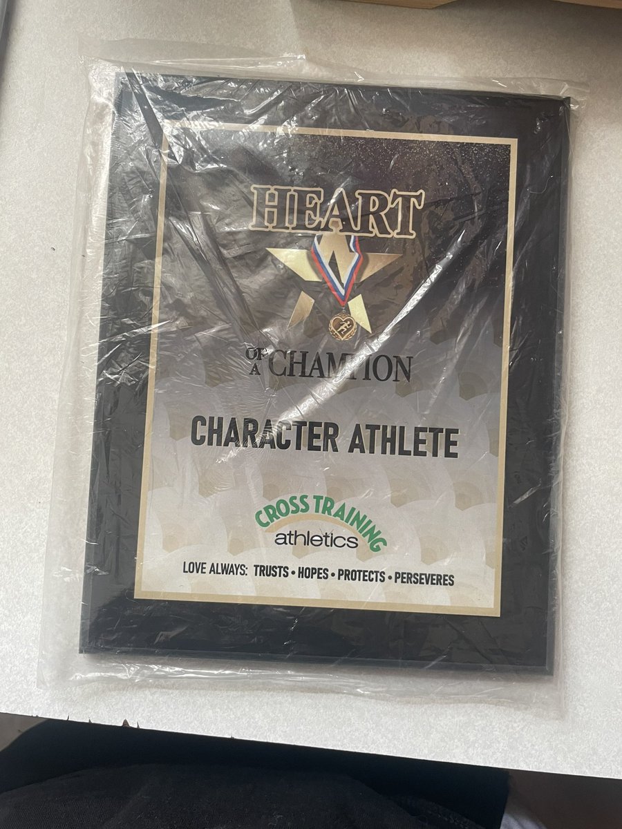 Thank you <a href="/CrossTrainingA/">Cross Training Athletics</a> for the camp today and thank you for the award!
