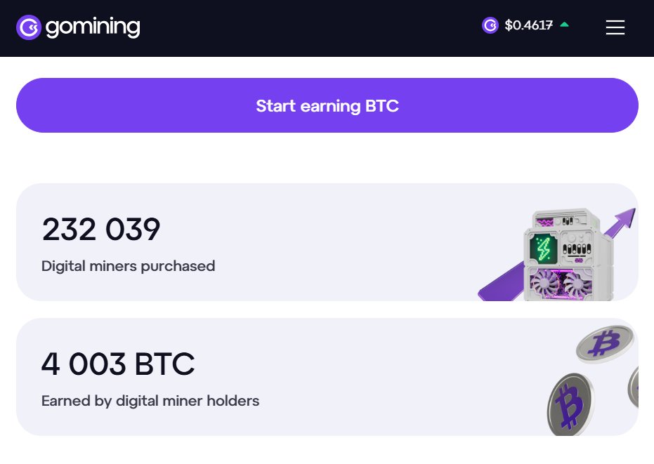 💰 4,000+ $BTC Mined!

That’s over $395M+ earned by our digital miners! ⛏️👾

If you’re not mining Bitcoin the smart way, what are you waiting for? Another memecoin/rugpull?

That's cool, we'll keep building over here for when you're ready 🫡