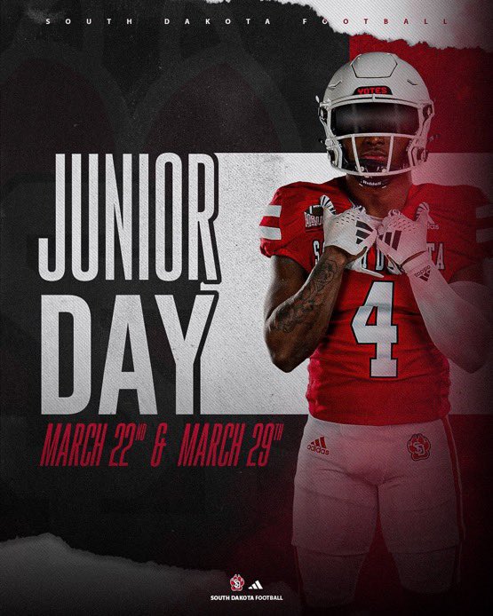 Dylan Weisskopf (@dylanweisskopf) on Twitter photo Thank you <a href="/_CoachHodge/">Elijah Hodge M.Ed.</a> <a href="/SDCoyotesFB/">South Dakota Football</a> for the Junior day invite can’t wait to make it up to Vermillion!!! Thank you <a href="/_CoachHodge/">Elijah Hodge M.Ed.</a> <a href="/SDCoyotesFB/">South Dakota Football</a> for the Junior day invite can’t wait to make it up to Vermillion!!!