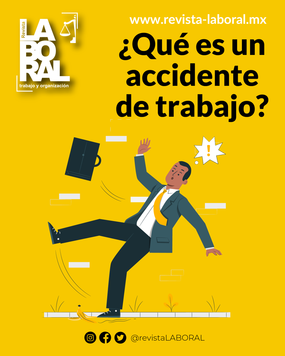 LaboralRevista's tweet photo. ¿Qué es un accidente de trabajo?
#FelizViernes #LeyFederaldeTrabajo #Sabiasque #RevistaLaboral #Derecho #Enterate #online https://t.co/ft4MghrLdG