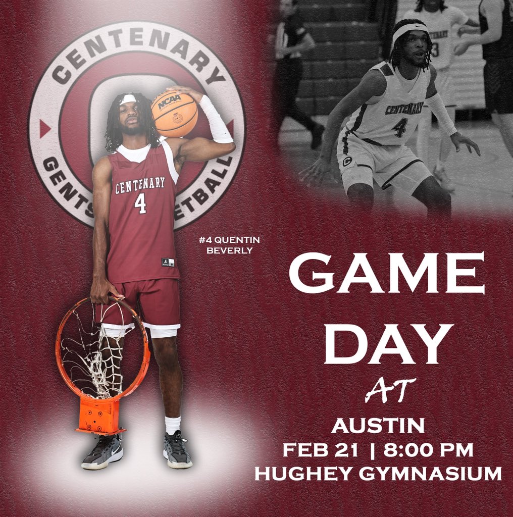 GAMEDAY❗️The final road trip of the season for the Gents, as they head to Sherman to take on the Roos!

🏟️: Hughey Gymnasium
⏰: 8:00 PM