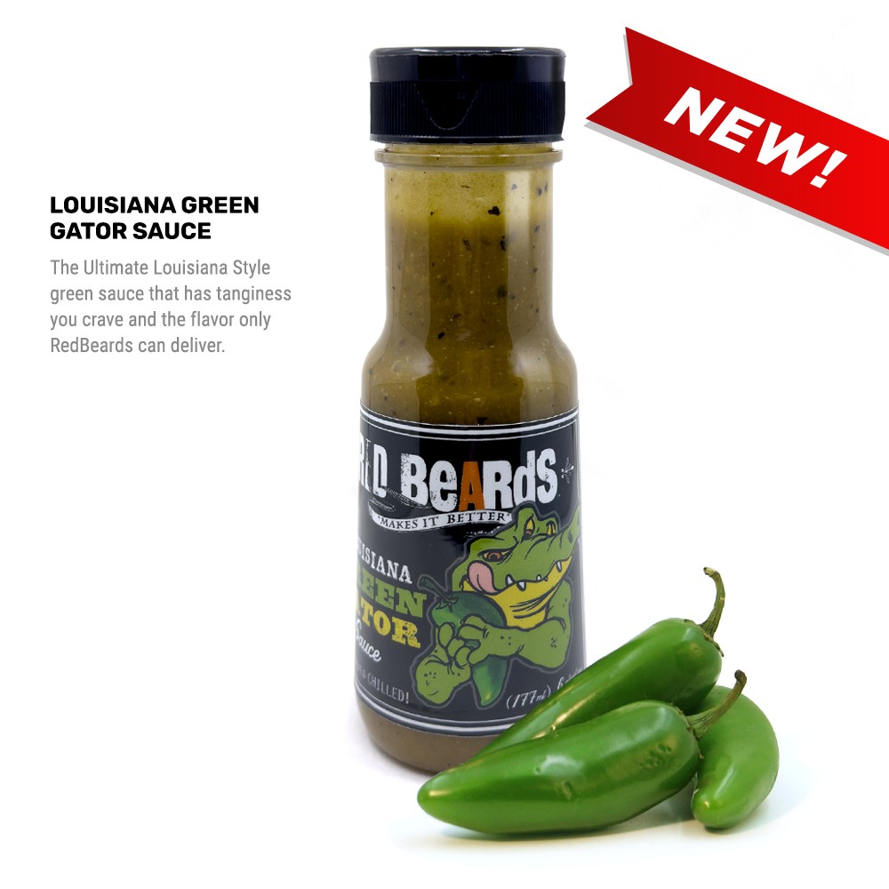 RedBeards’ new Louisiana style green sauce!

Find them at Booth #426