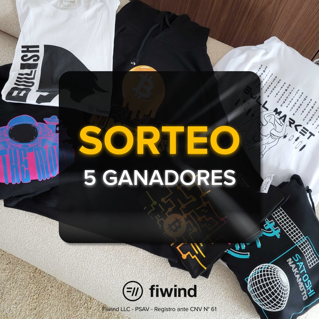 Lo pidieron y lo tienen mis lokos; habemus sorteo 🎁

Para participar 👇

1️⃣ Retweetea este post
2️⃣ Seguinos en <a href="/fiwind_io/">fiwind</a>
 
📅 Sorteamos el próximo miércoles 25/02, habrán 5 ganadores.

🥇 Primer puesto:

1 Mate, 1 Vaso térmico, 1 botella, 1 gorra, 1 buzo a elección, 1 remera a
