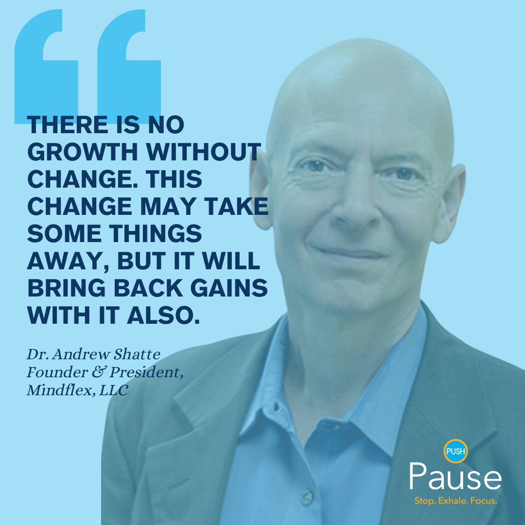 your_commission's tweet image. Don’t fear change, Dr. Andrew Shatte counsels in this Best of Push Pause. Instead, view change as a new challenge that we can overcome. Watch the episode, then let us know how you embrace change in moments of uncertainty. #PushPause
ow.ly/Xv5o50UO6p3