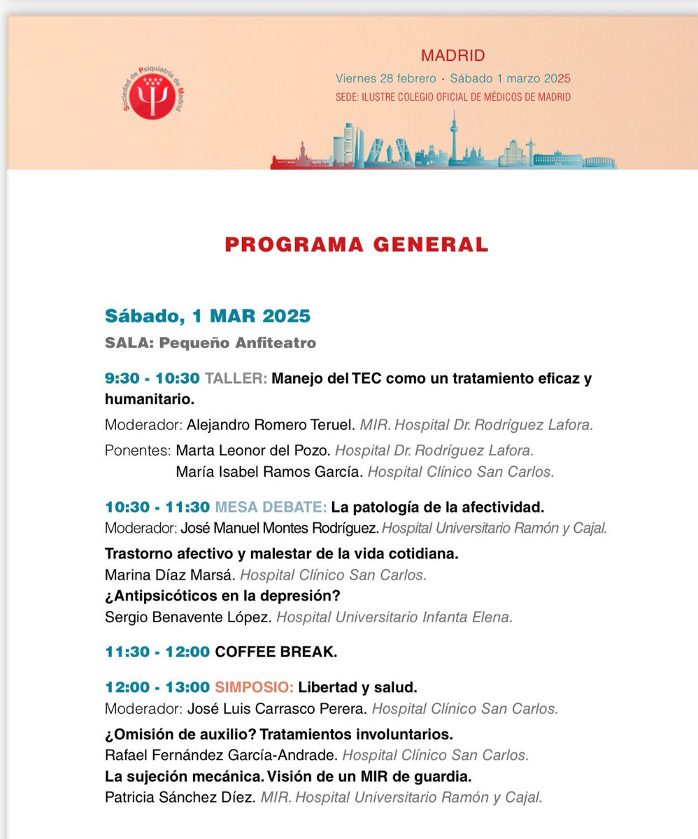 Sociedad de Psiquiatría de Madrid tweet media