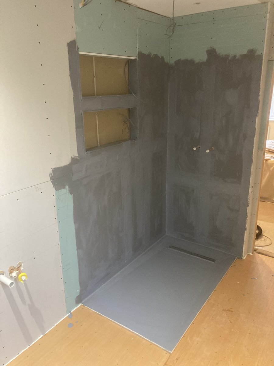 Ready for tiling….