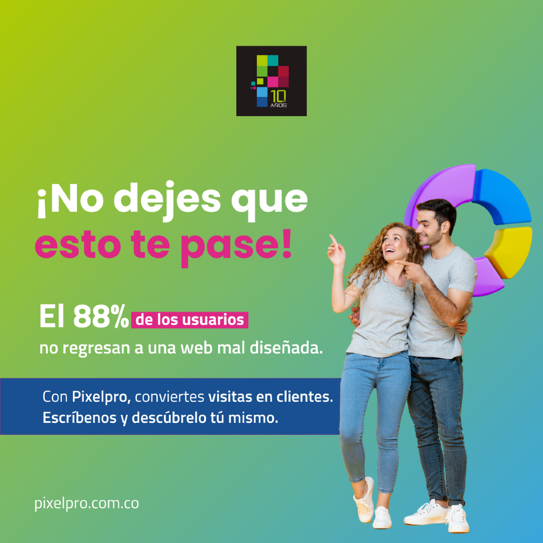 Un diseño web optimizado es clave para retener a tus usuarios y aumentar tu % de ventas.🌟 Escríbenos y transforma tu web.
📩Contáctanos: pixelpro.com.co/soluciones-web…

#PymesColombia #SitiosWebBogotá #AgenciaWeb #AgenciaDiseñoWeb #PáginasWeb #PáginasWebBogotá #CommunityManagerColombia